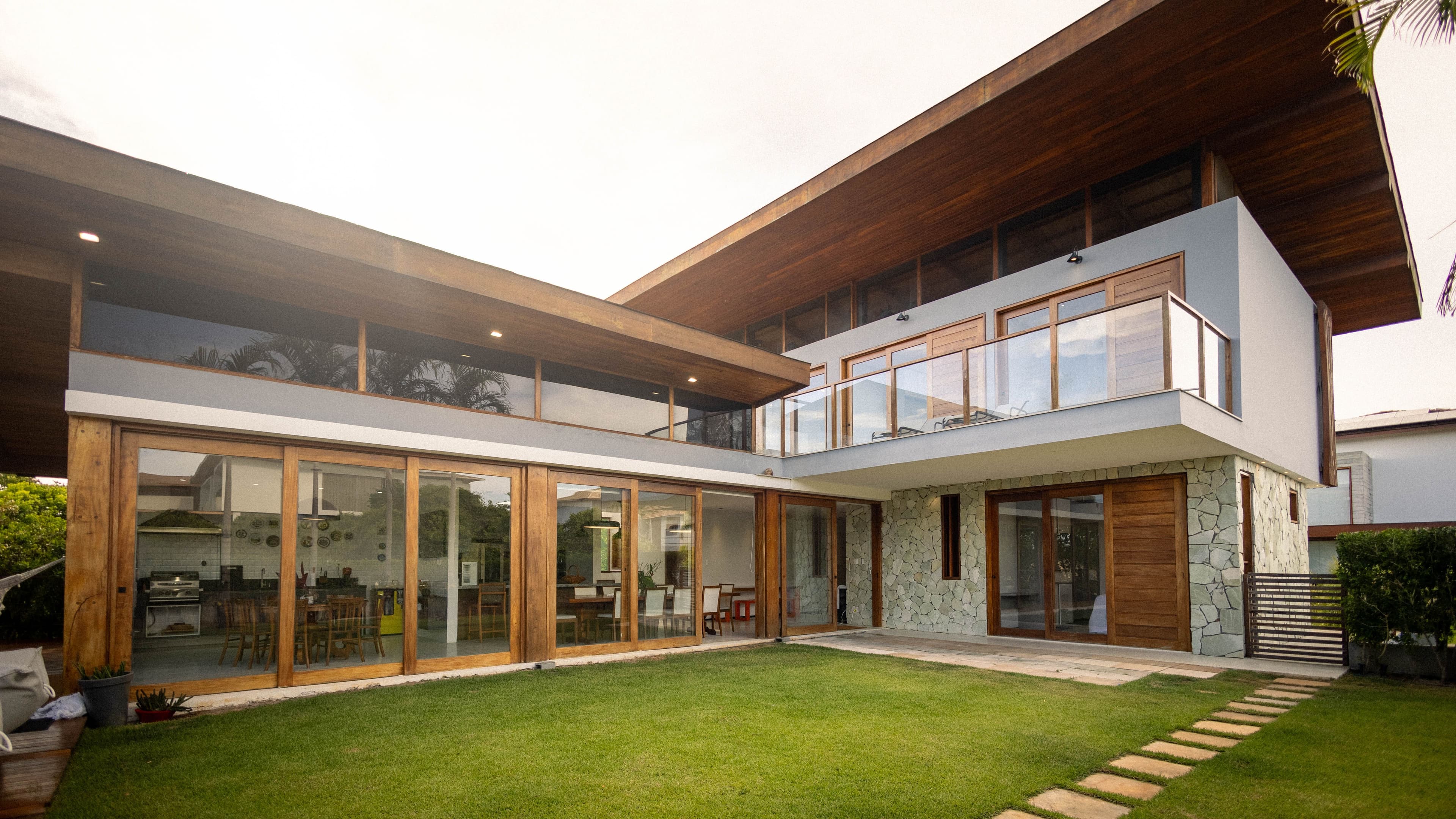 Completed modern residence