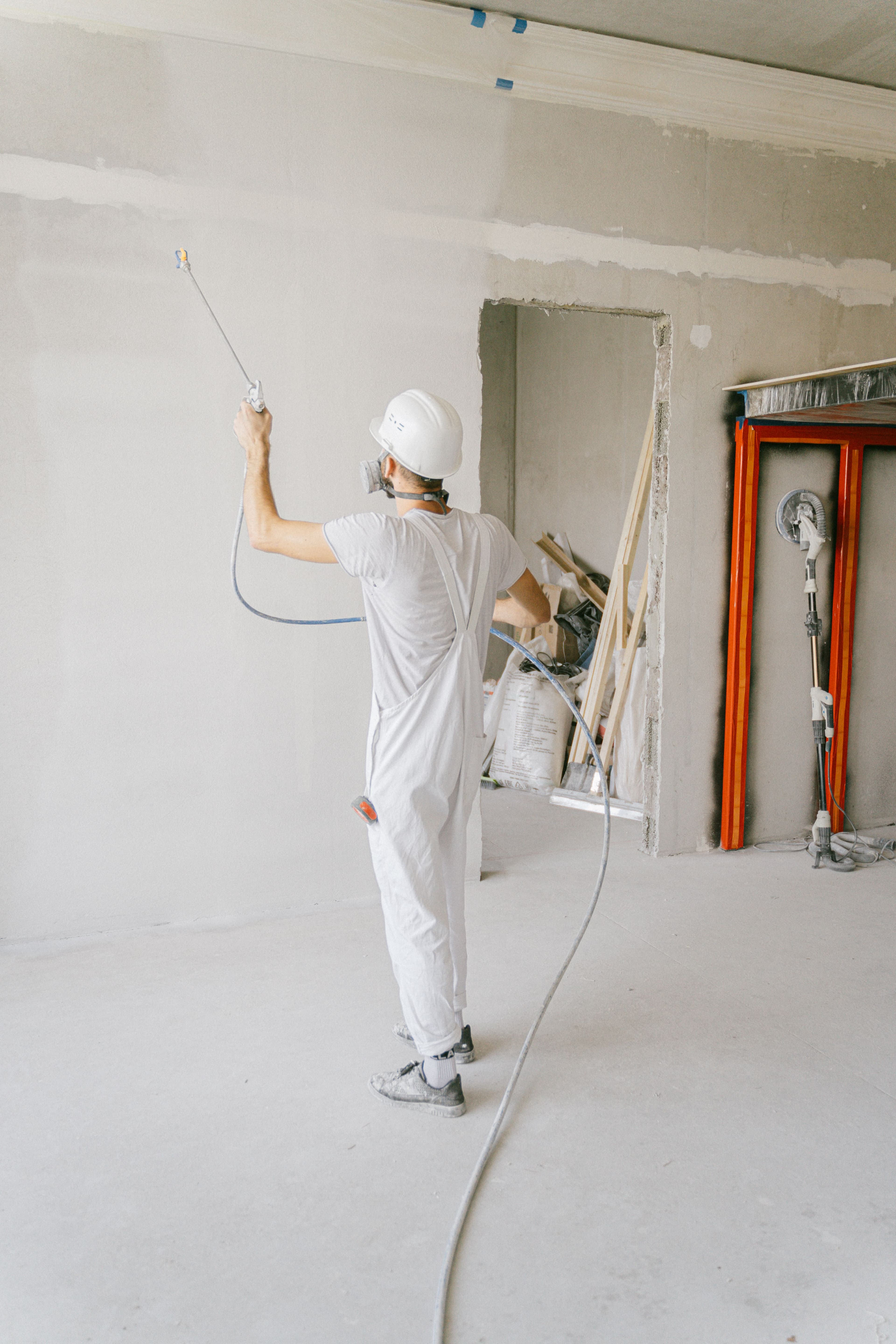 Interior renovation work in progress